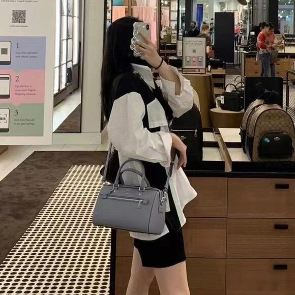 Coach Rowan Satchel Shoulder Bag CROSSBODY - Picture 9 of 9